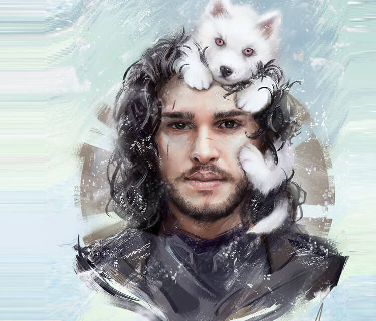 Jon Snow digitalart by Aleksei Vinogradov