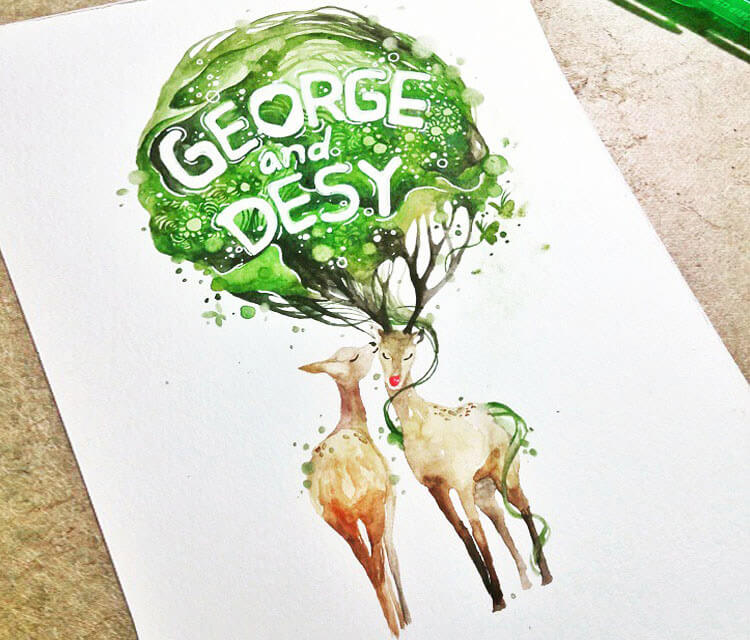 George and Desy by Art Jongkie