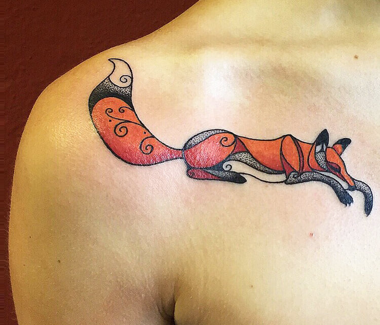Fox tattoo by Bambi Tattoo