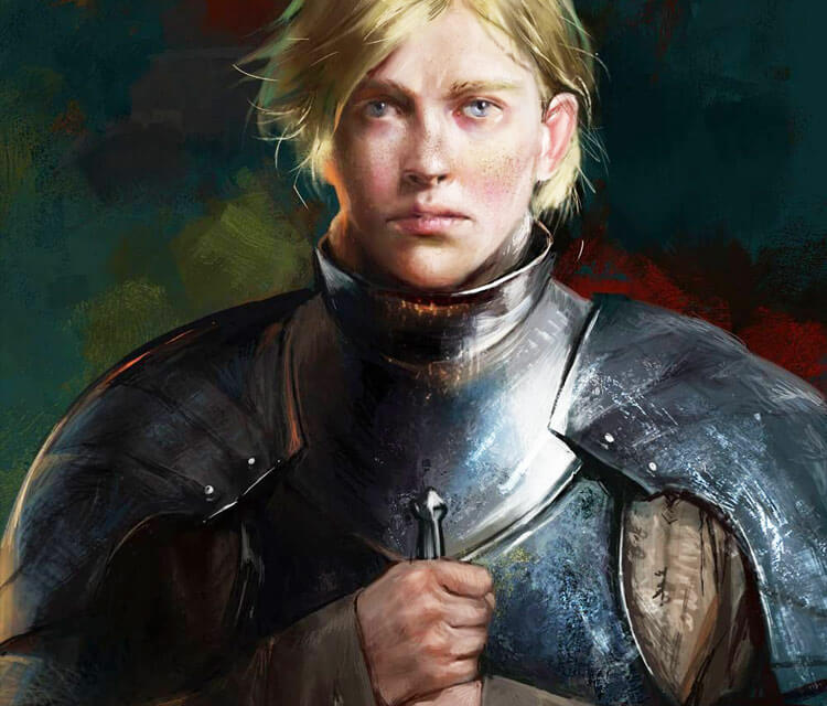 Brienne of Tarth digitalart by Bella Bergolts