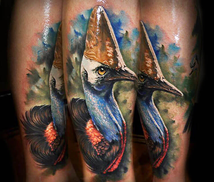 Realistic Bird tattoo by Benjamin Llaukis