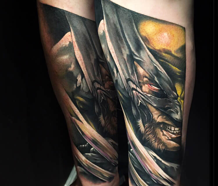 X Force Wolverine tattoo by Benjamin Laukis