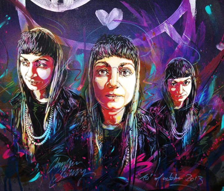 Abstract women portrait by C215