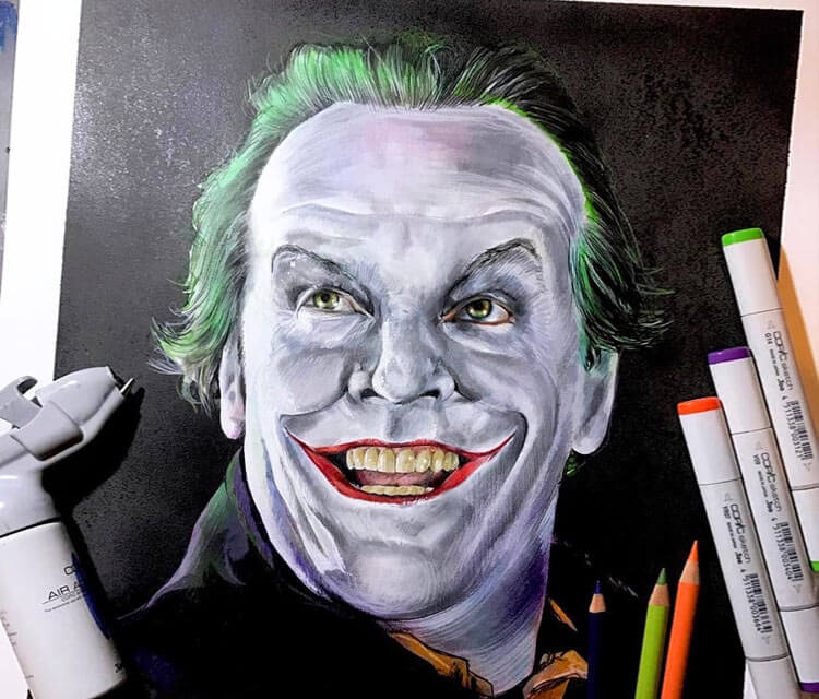 Joker drawing by Craig Deakes