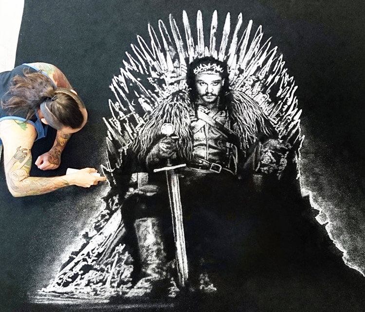 Jon Snow with salt by Dino Tomic