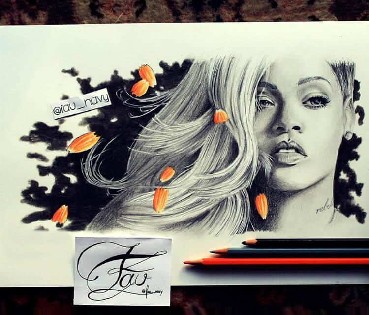 Riri color drawing by Fau Navy