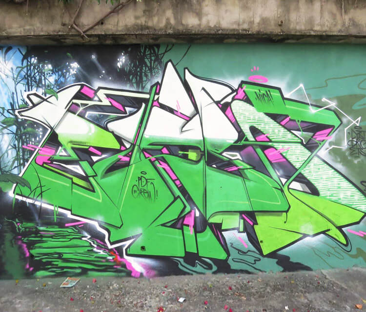 Graffiti wall graffiti by Fhero Art