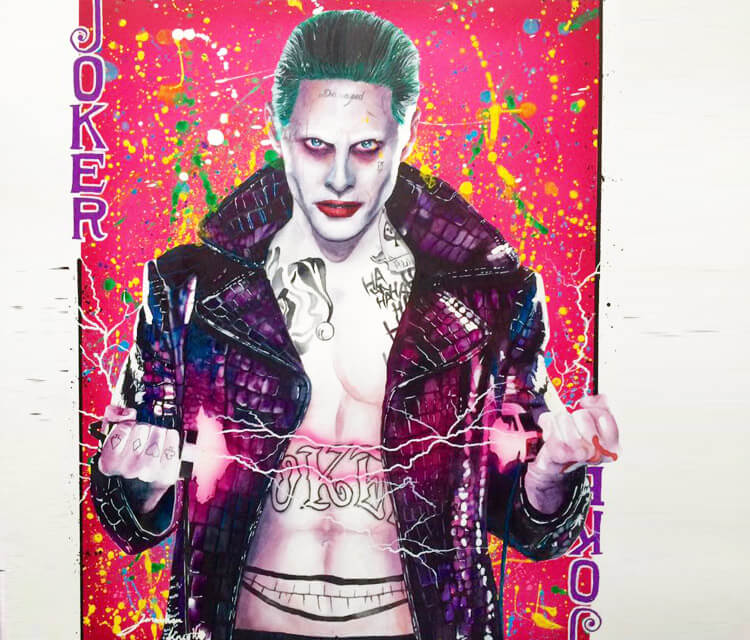 The Joker painting by Jonathan Knight Art