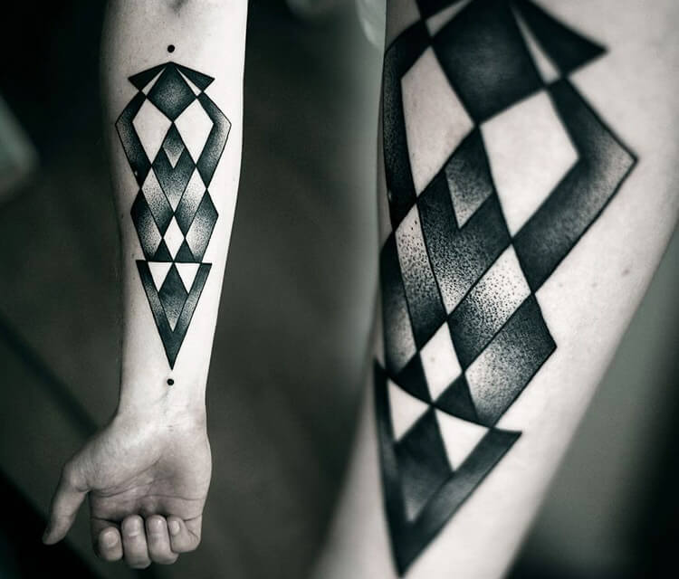 Dotwork tattoo by Kamil Czapiga