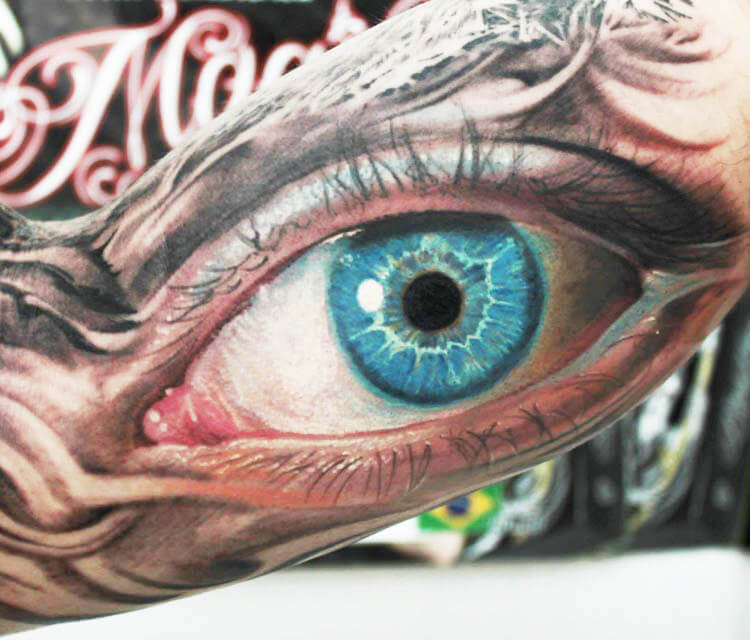 Blue Eye tattoo by Led Coult