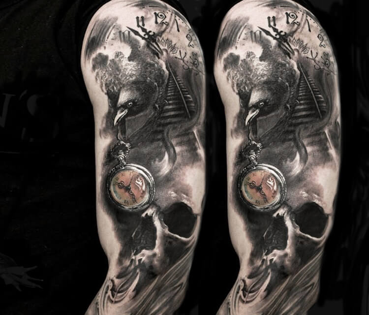 Dark time tattoo by Led Coult