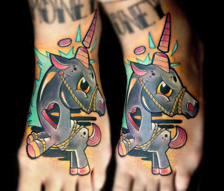 Magic Unicorn tattoo by Lehel Nyeste
