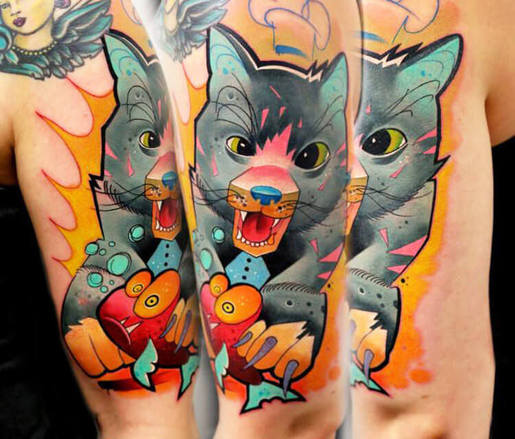 Power Wolf tattoo by Lehel Nyeste