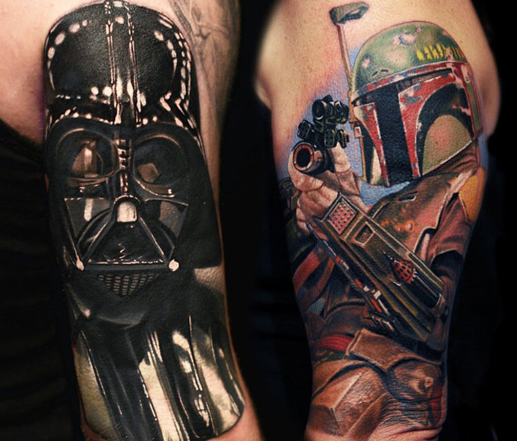 Star Wars tattoo by Nikko Hurtado