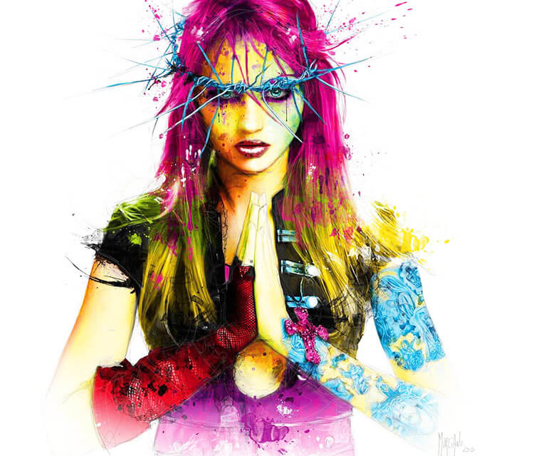 Love One Another mixedmedia by Patrice Murciano