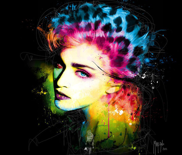 Portrait of Madonna Panter, mixed by Patrice Murciano