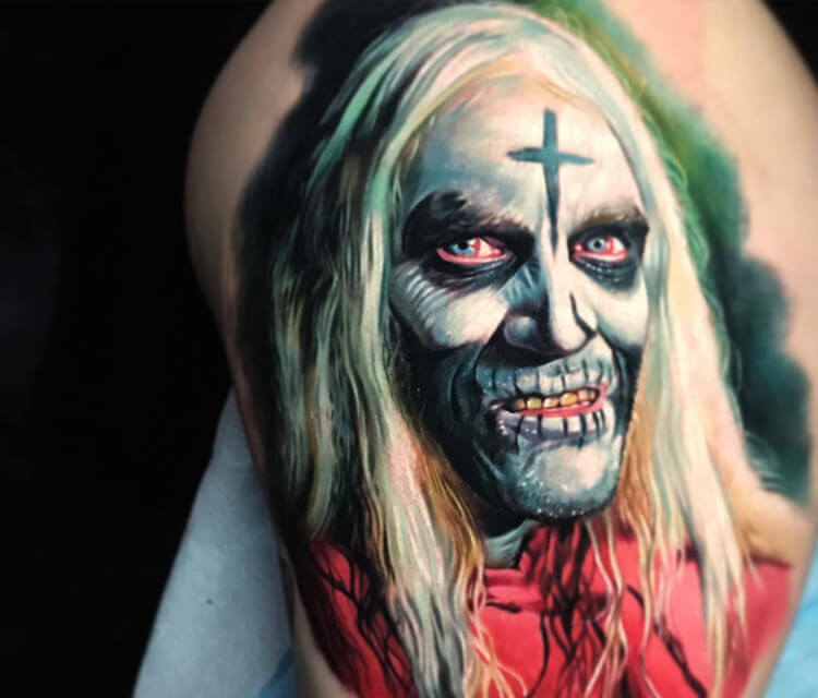 House of 1000 Corpses tattoo by Paul Acker