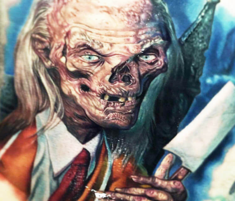 The Crypt Keeper tattoo by Paul Acker