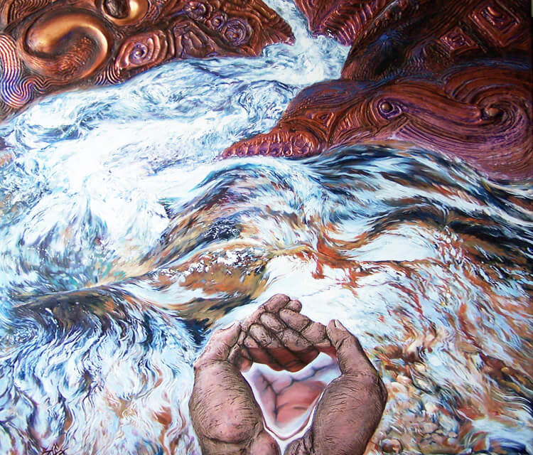 Treasure on Copper Mountain painting by Peter Zuffa Bodliak