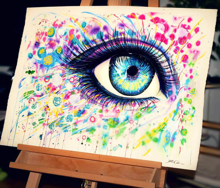 Abstract eye  by Pixie Cold