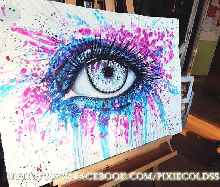 An Abstract Eye  by Pixie Cold