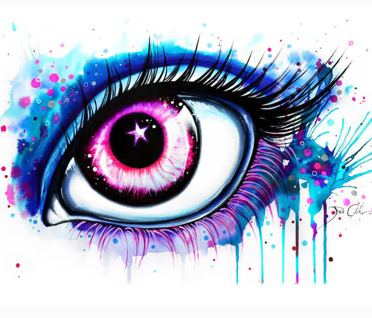 My Star Eye drawing by Pixie Cold