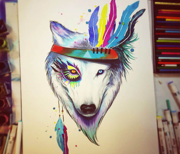 Wild Soul painting by Pixie Cold
