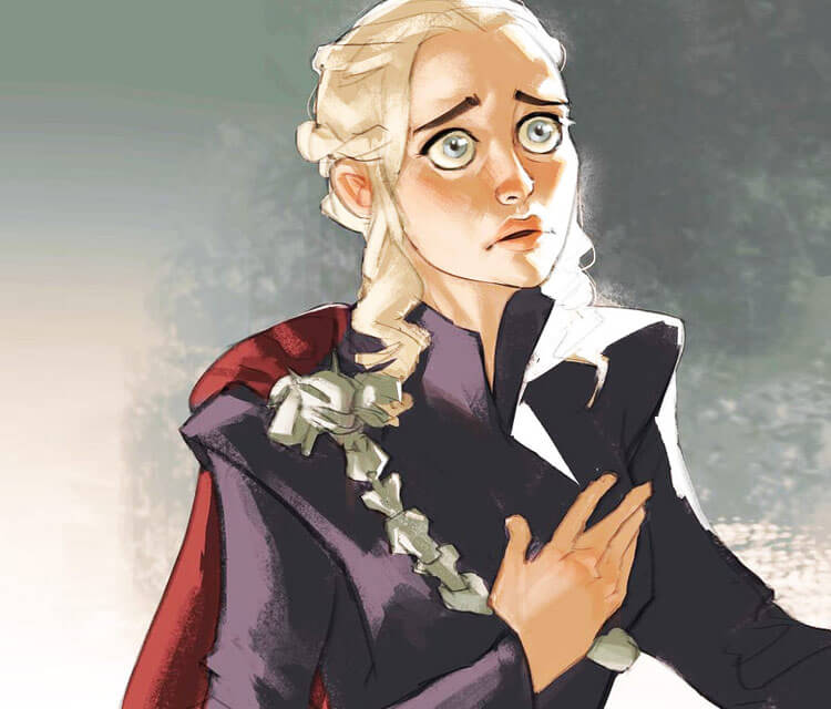 Daenerys Targaryen digitalart by Ramon Nunez
