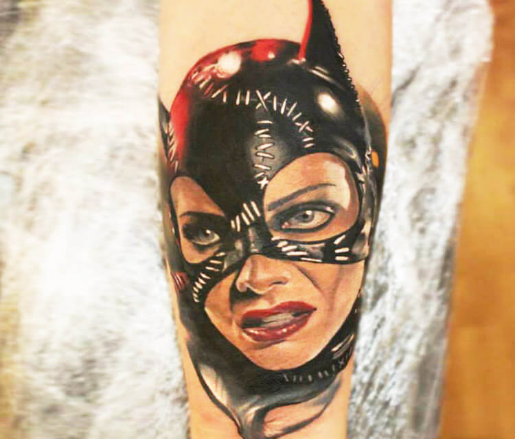 Catwoman 2 tattoo by Sergey Shanko