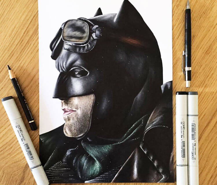 Batman drawing by Stephen Ward