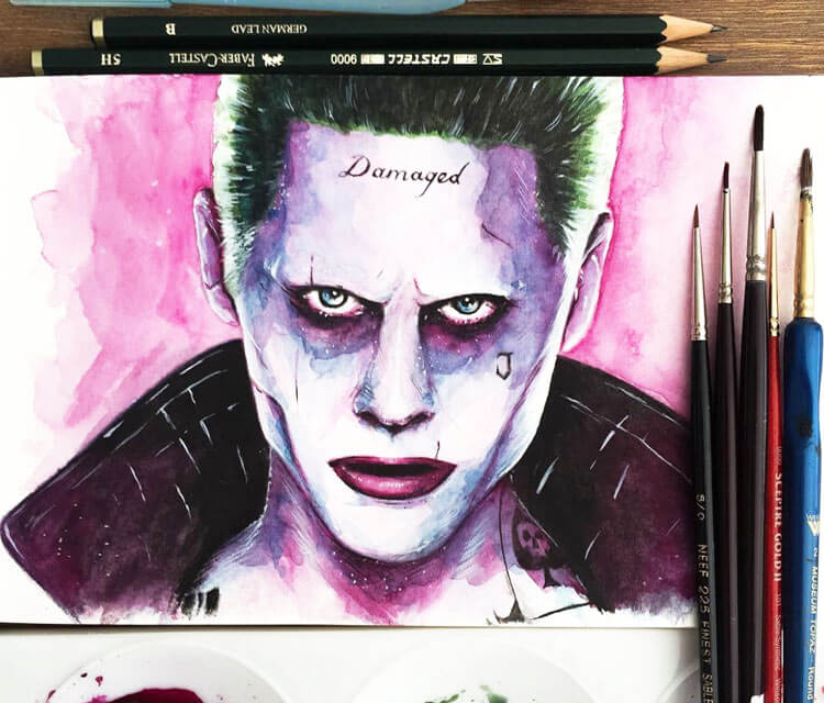 The Joker painting by Stephen Ward