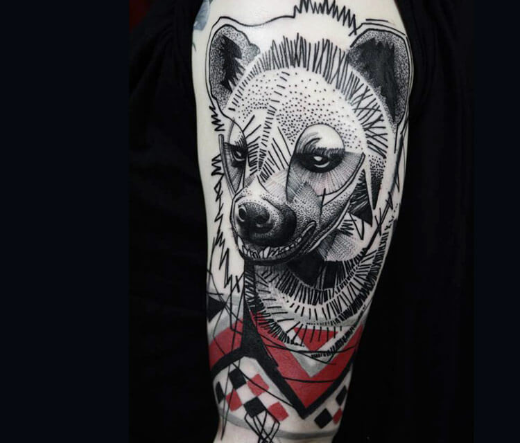 Grizzly tattoo by Timur Lysenko