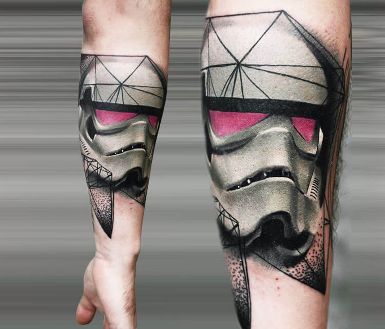 Star wars Stormtrooper tattoo by Timur Lysenko