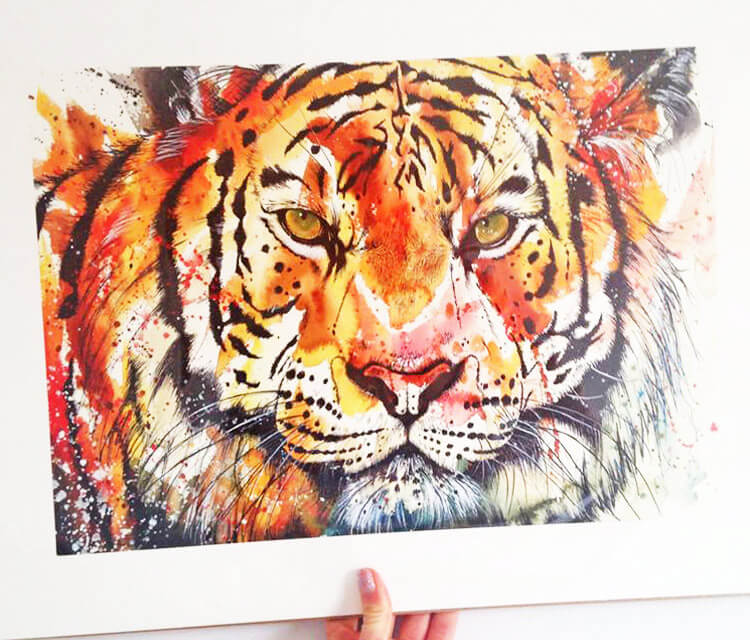Tiger by Tori Ratcliffe Art