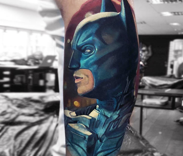 Batman tattoo by Valentina Ryabova