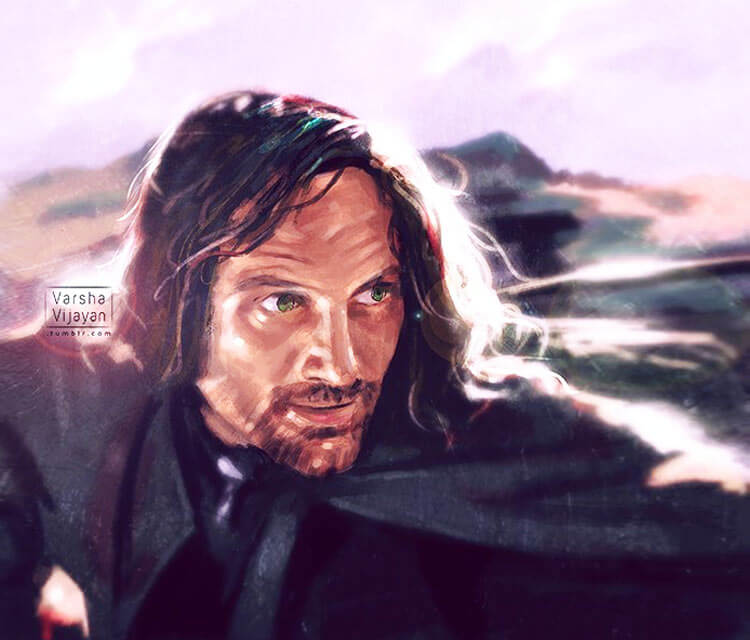 Aragorn digitalart by Varsha Vijayan