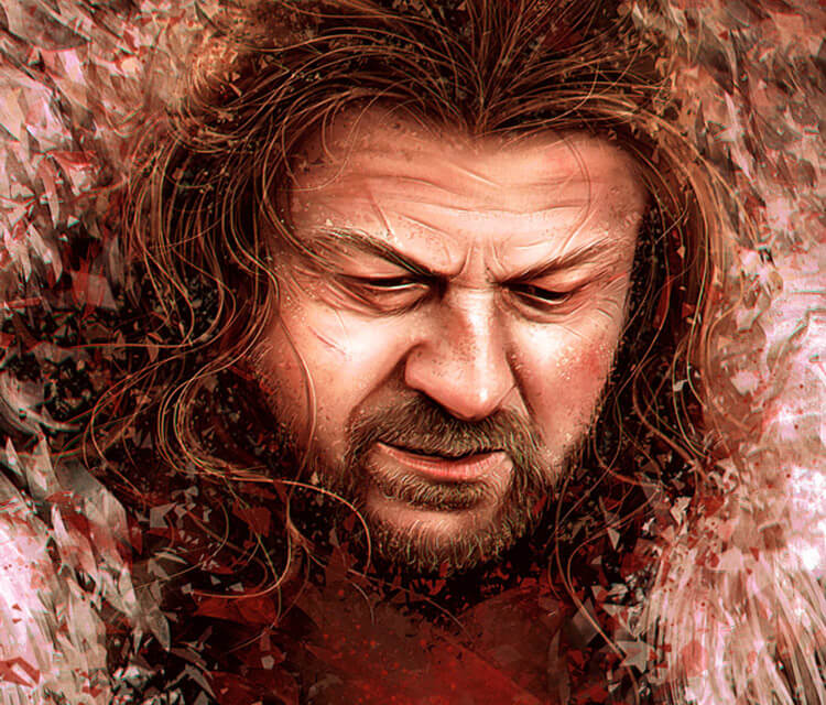 Eddard Stark digitalart by Varsha Vijayan